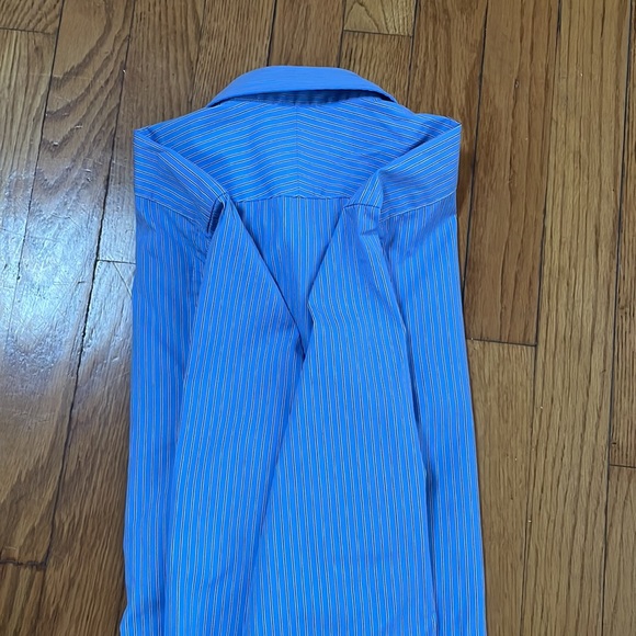 Pink Shirtmaker London Men's Button Down Long Sleeve Shirt, Size Medium - Picture 11 of 13